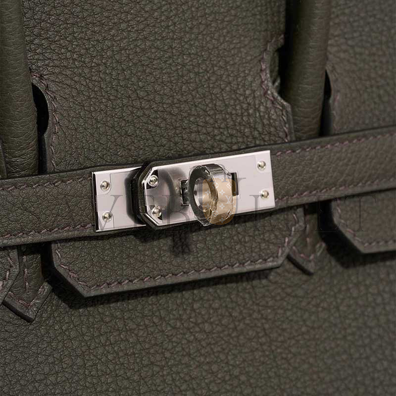 HERMÈS BIRKIN 25 TOGO VERT DE GRIS (25*20*13cm)